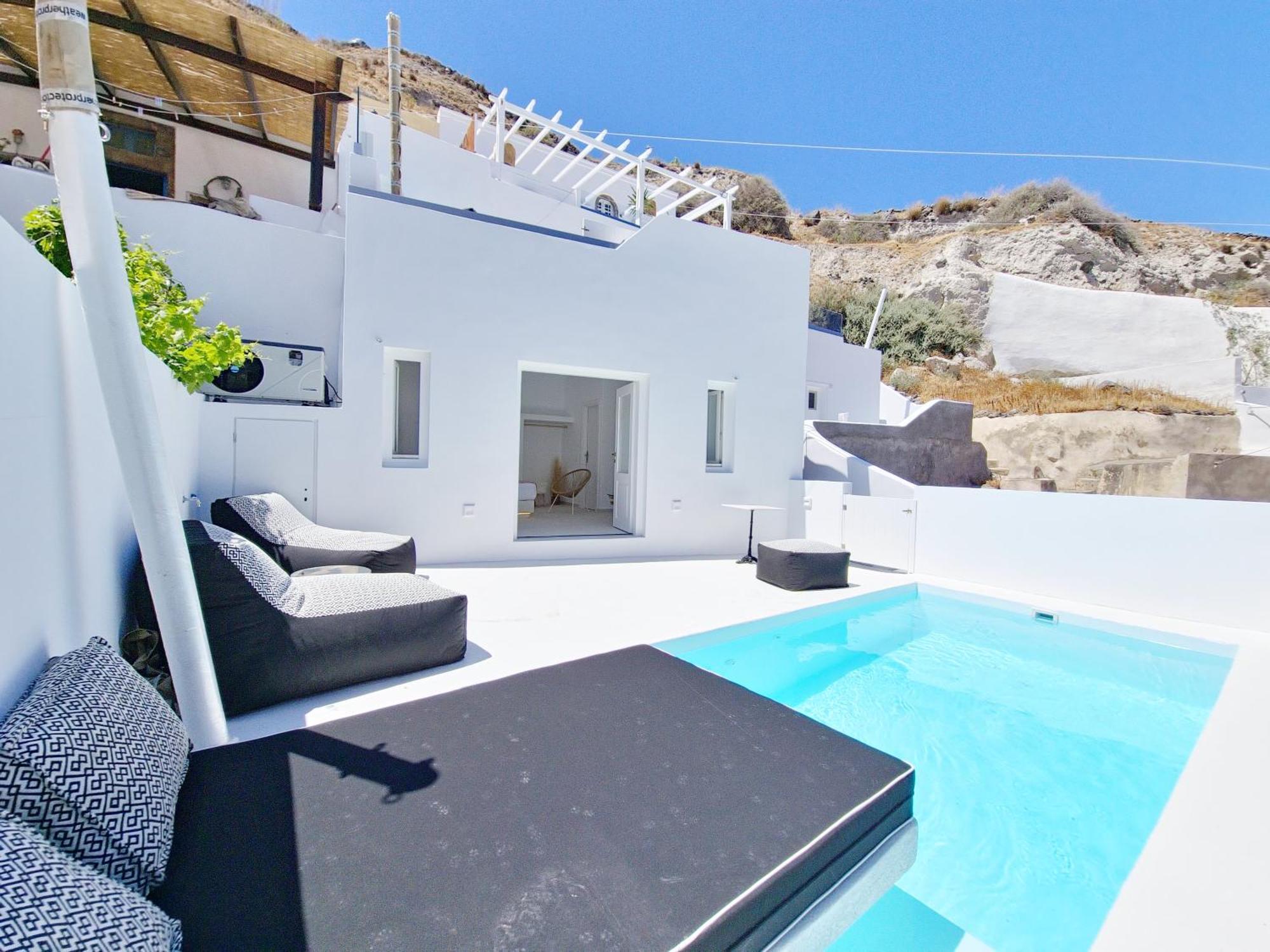 The Magic Luxury Cave Suites Vóthon Exteriér fotografie