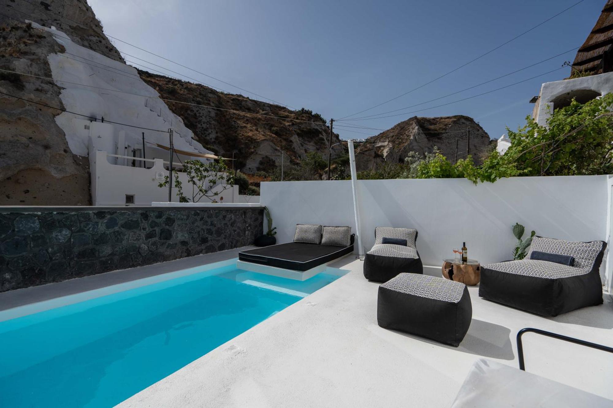 The Magic Luxury Cave Suites Vóthon Exteriér fotografie