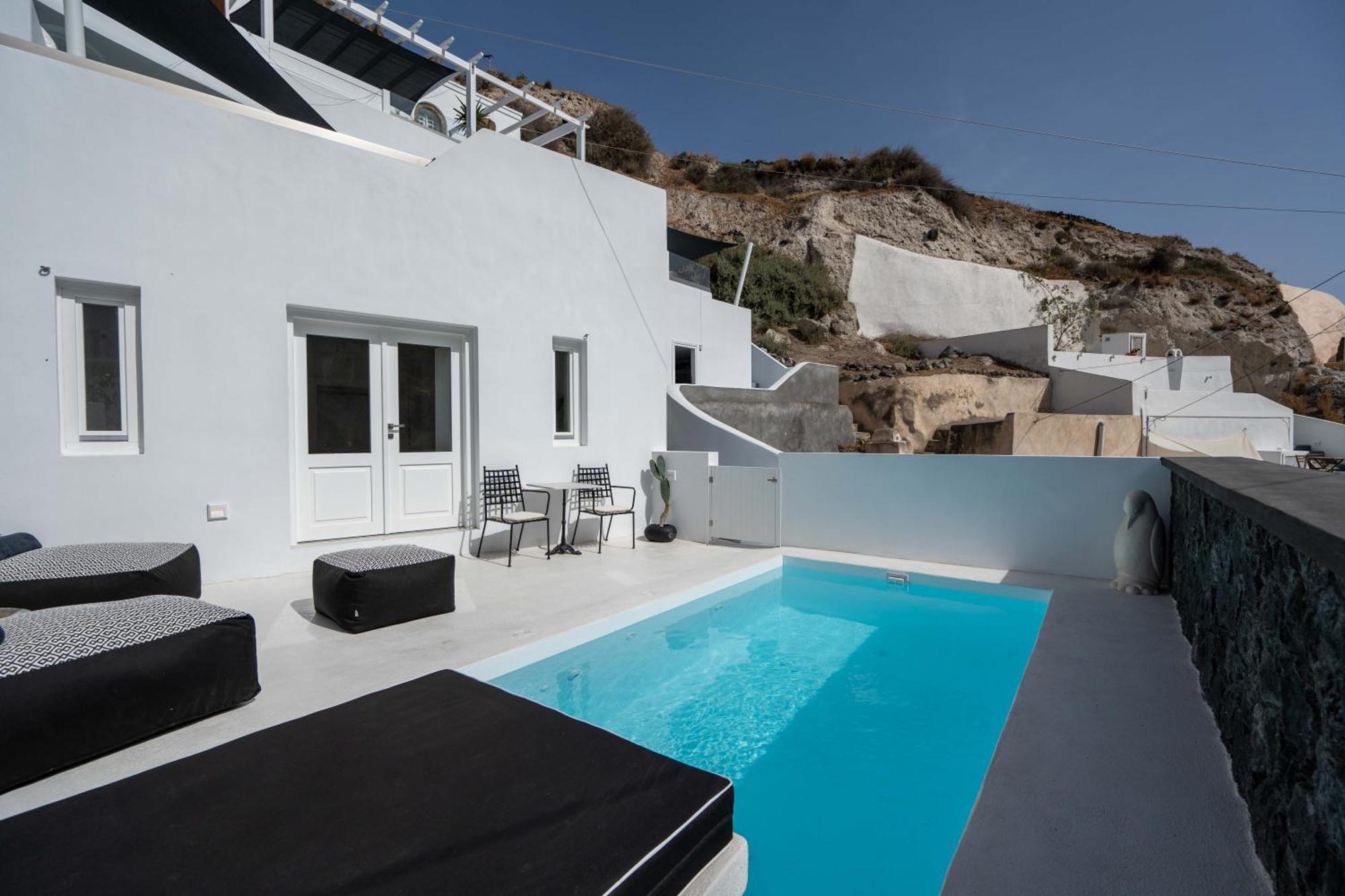 The Magic Luxury Cave Suites Vóthon Exteriér fotografie