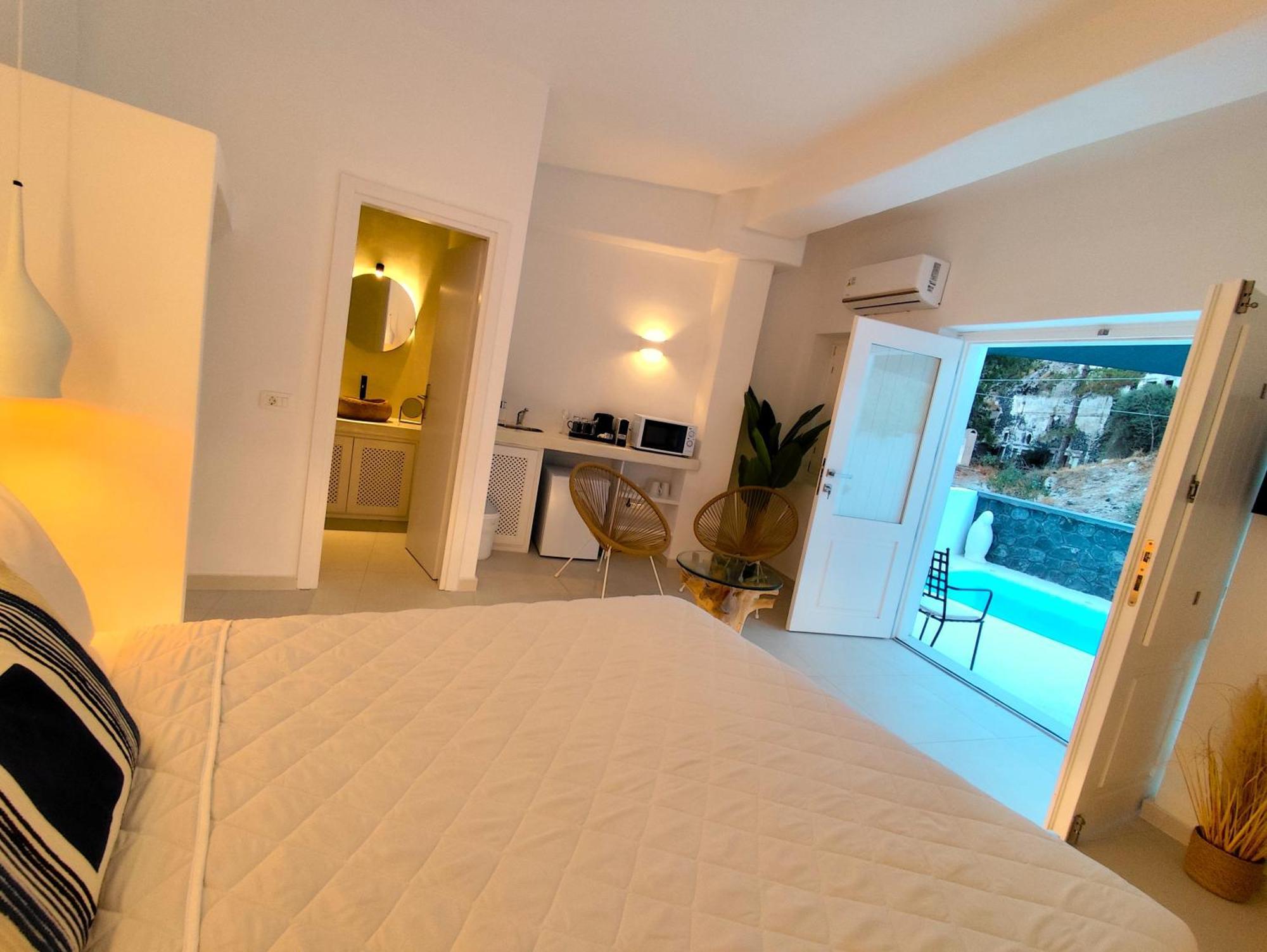 The Magic Luxury Cave Suites Vóthon Exteriér fotografie