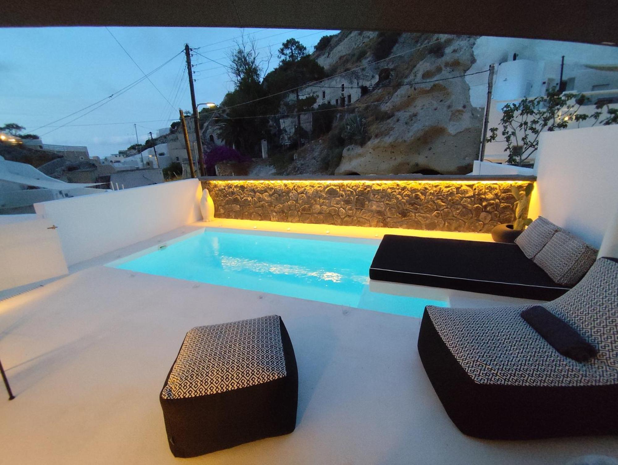 The Magic Luxury Cave Suites Vóthon Exteriér fotografie