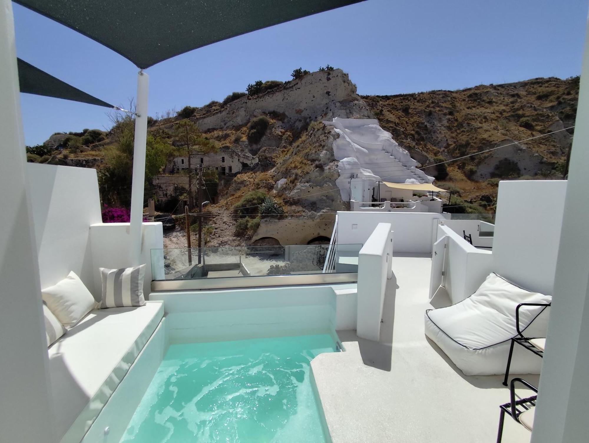 The Magic Luxury Cave Suites Vóthon Exteriér fotografie
