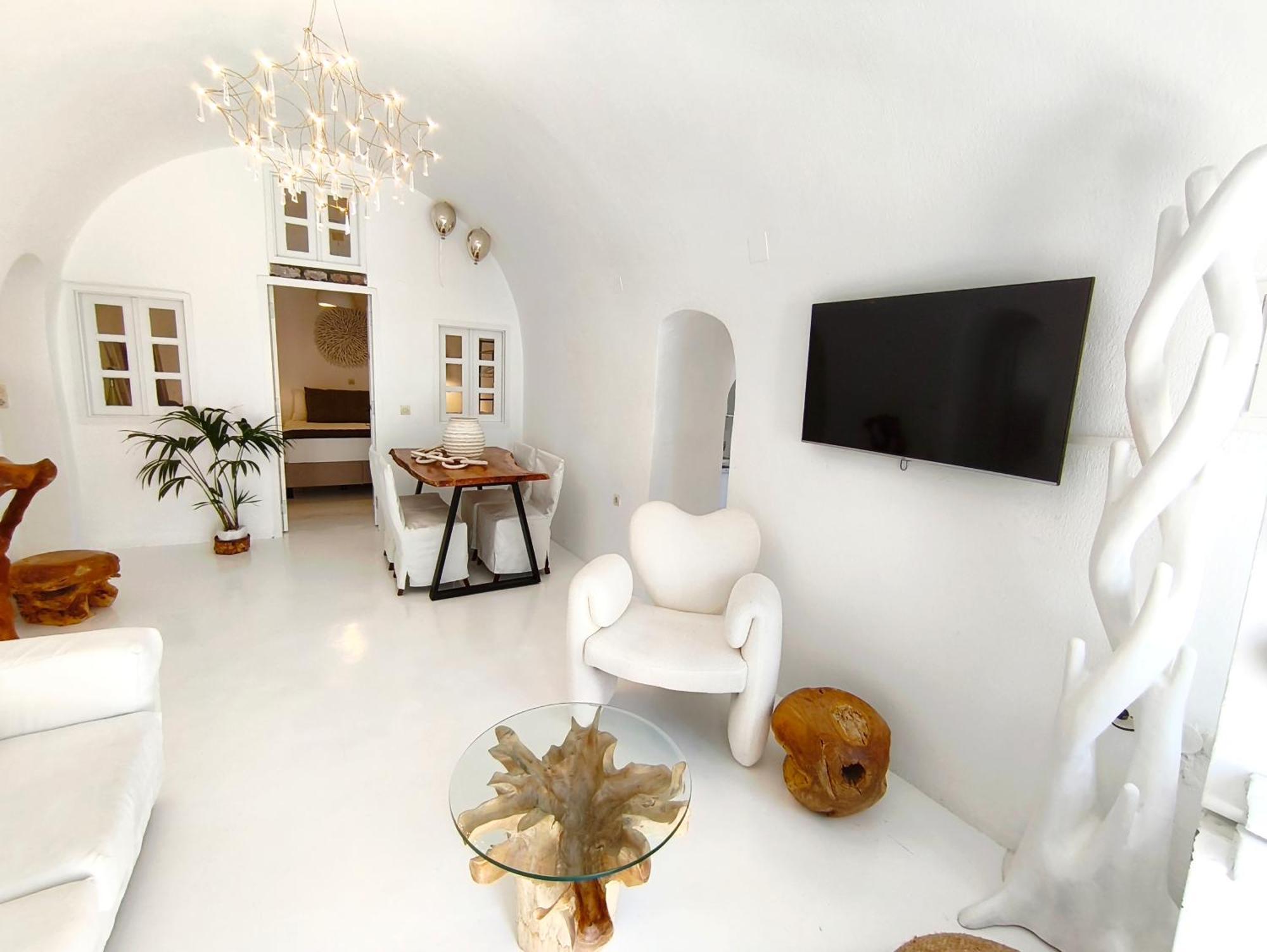 The Magic Luxury Cave Suites Vóthon Exteriér fotografie
