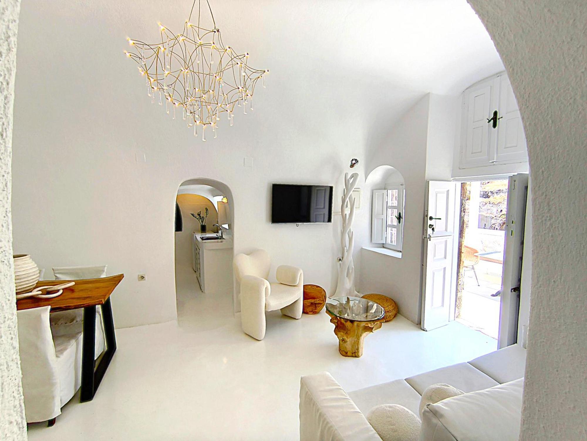The Magic Luxury Cave Suites Vóthon Exteriér fotografie